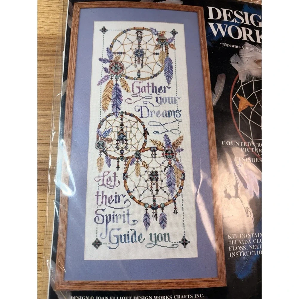 Design Works DREAMS COME TRUE Cross Stitch Kit 9443 NOs Sealed Dream Catcher